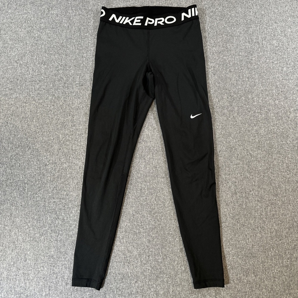 Nike Pro Dri-FIT Compression Leggings Mens Medium Black Training